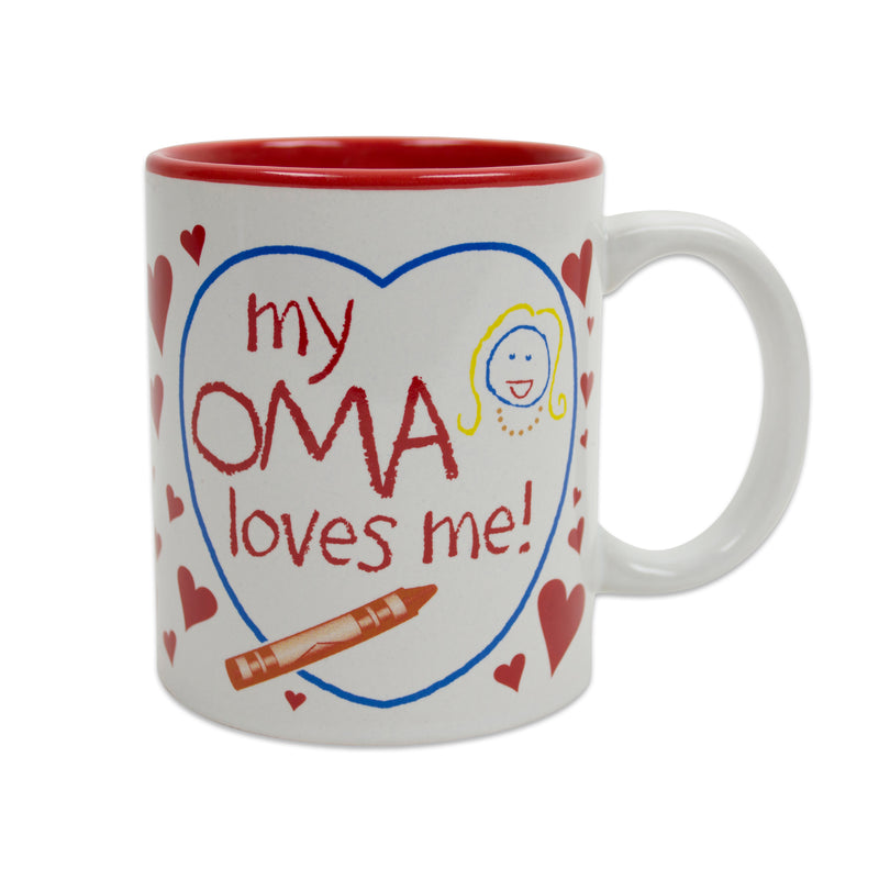 "My Oma Loves Me" Oma Gift Idea Coffee Cup