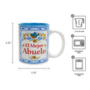 "El Mejor Abuelo" Coffee Cup Great Gift Idea for Abuelo