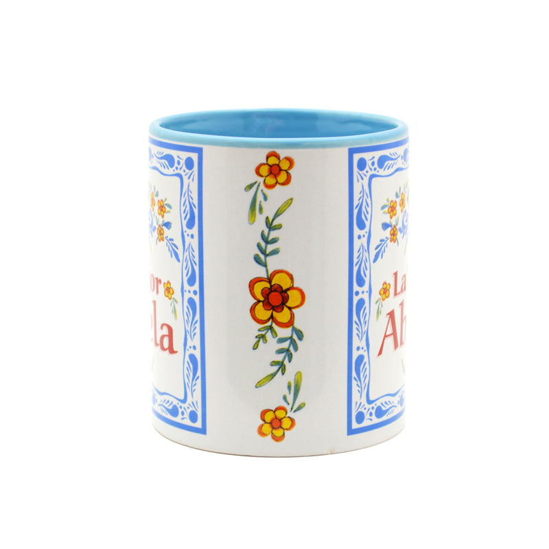 "La Mejor Abuela"  Abuela Gift Ceramic Coffee Mug - 3  - OktoberfestHaus.com