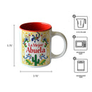 "El Mejor Abuela" Ceramic Coffee Mug  Latino Gift Idea