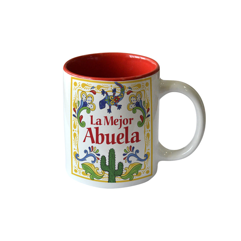 "El Mejor Abuela" Ceramic Coffee Mug  Latino Gift Idea