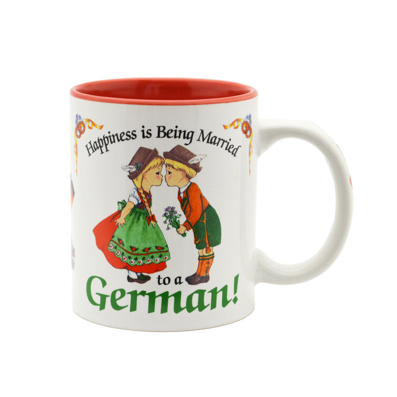 "Happiness is being Married to a German" German Gift Mug - 4  - OktoberfestHaus.com