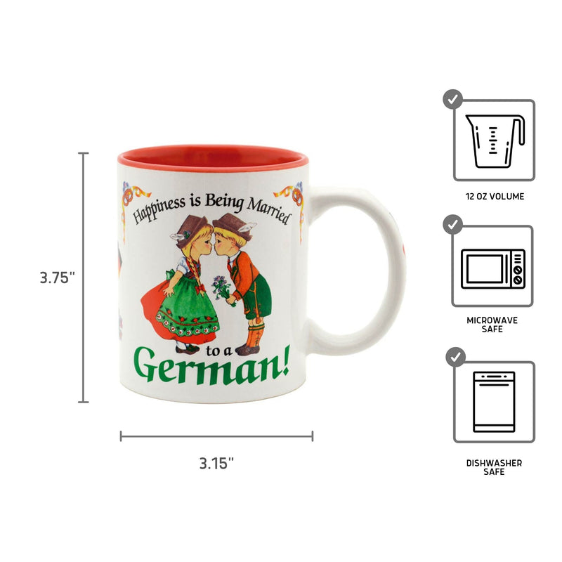 "Married To A German" Coffee Mug