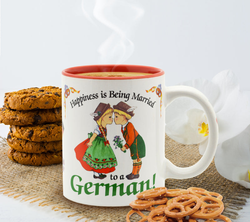 "Married To A German" Coffee Mug