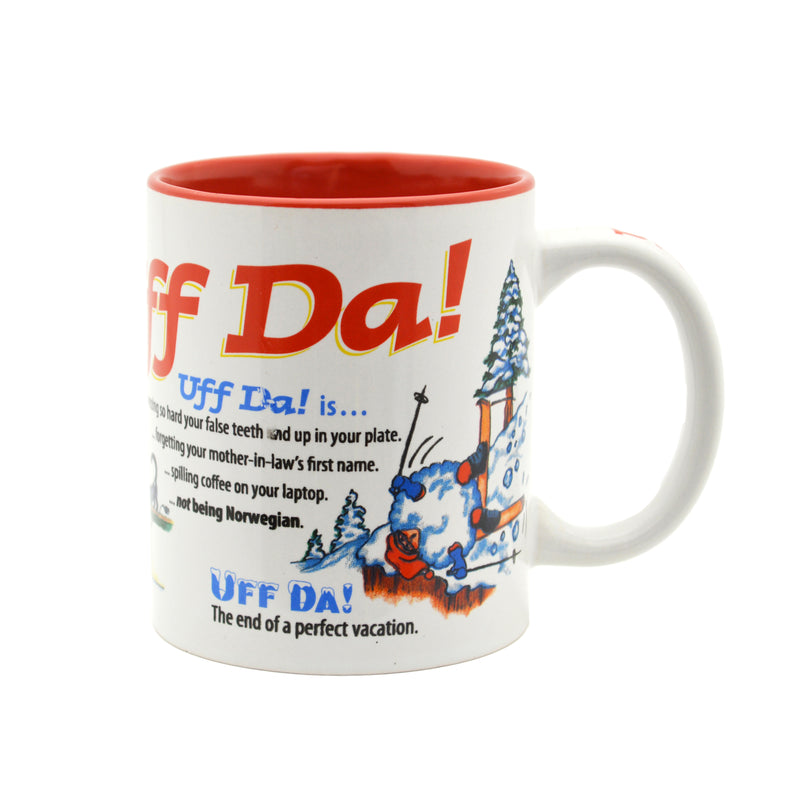 "Uff Da!" Ceramic Coffee Mug Norwegian Gift - 1 - OktoberfestHaus.com