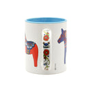 Red Dala Horse Ceramic Coffee Mug - 2 - OktoberfestHaus.com