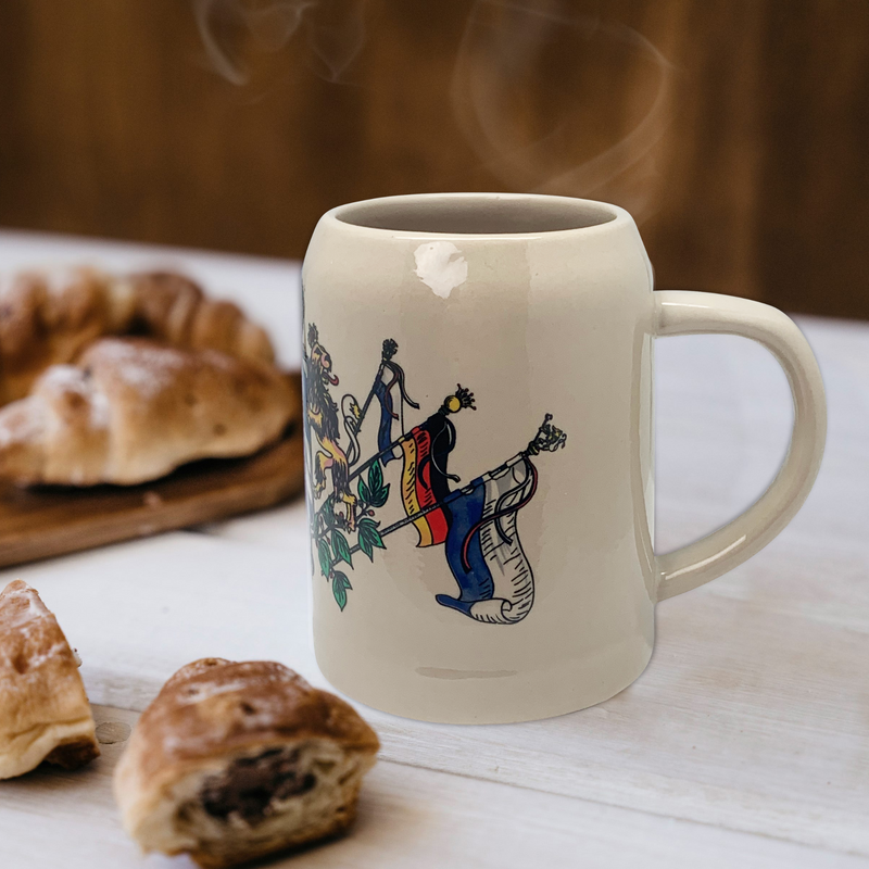 German Coffee Mugs: Bavarian Coat of Arms