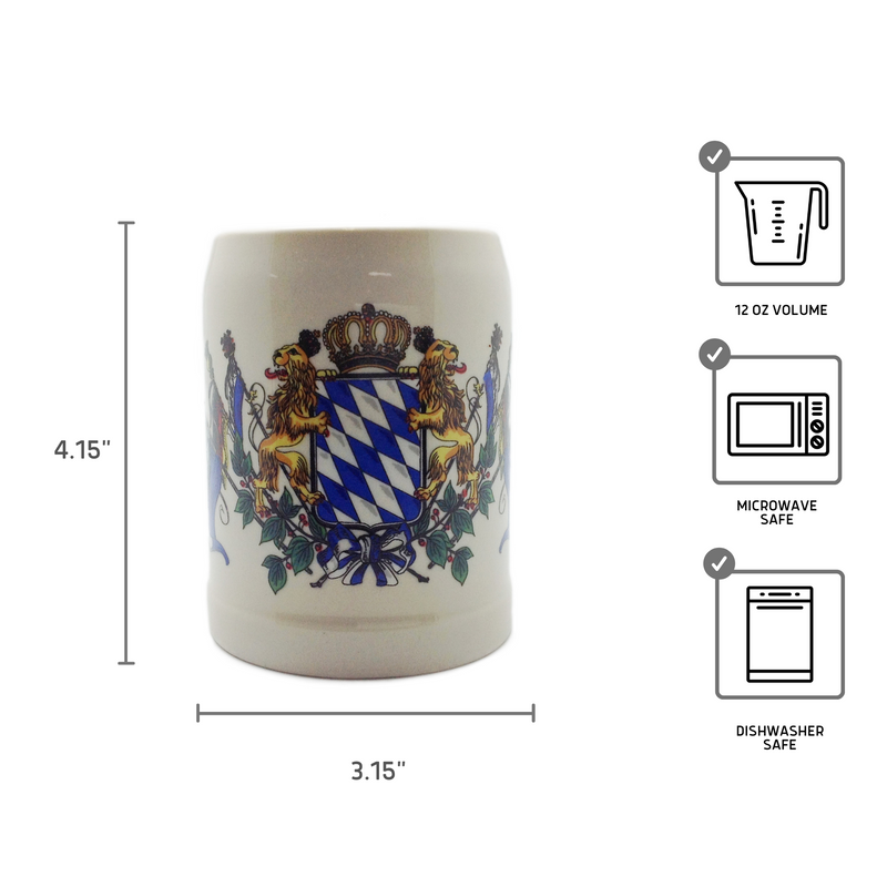 German Coffee Mugs: Bavarian Coat of Arms