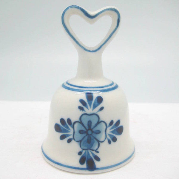Collector Windmill Blue and White Bell with Heart - OktoberfestHaus.com
 - 2