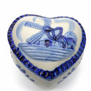 Blue & White Ring Box Embossed Windmill Design - OktoberfestHaus.com
 - 1