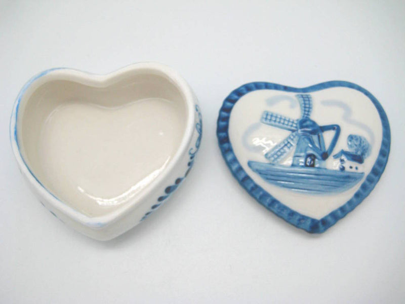 Blue & White Ring Box Embossed Windmill Design - OktoberfestHaus.com
 - 2