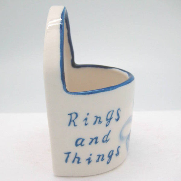 Blue and White Ring Box ("Rings & Things") - OktoberfestHaus.com
 - 2