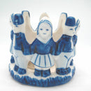 Blue Votive Candles with Dutch Children - OktoberfestHaus.com
 - 2