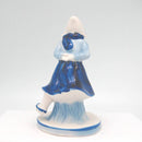 Blue and White Figurine: Dutch Girl Skater - OktoberfestHaus.com
 - 4