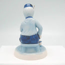 Blue and White Figurine: Dutch Boy Fishing - OktoberfestHaus.com
 - 2