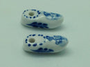 Ceramic Dutch Wooden Shoe Pair for beads - OktoberfestHaus.com
 - 3