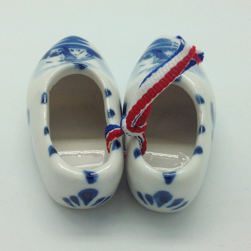 Delft Blue Wooden Clogs Pair with Windmill Design - 1.5 inches, 2.5 inches, 3 inches, 3.5 inches, 4 inches, 5 inches, 5.5 inches, Ceramics, CT-600, Decorations, Delft Blue, Dutch, Home & Garden, Netherlands, PS-Party Favors, PS-Party Favors Dutch, shoes, Size, Top-DTCH-A, Wooden Shoe-Ceramic, Wooden Shoes-Souvenir - 2 - 3