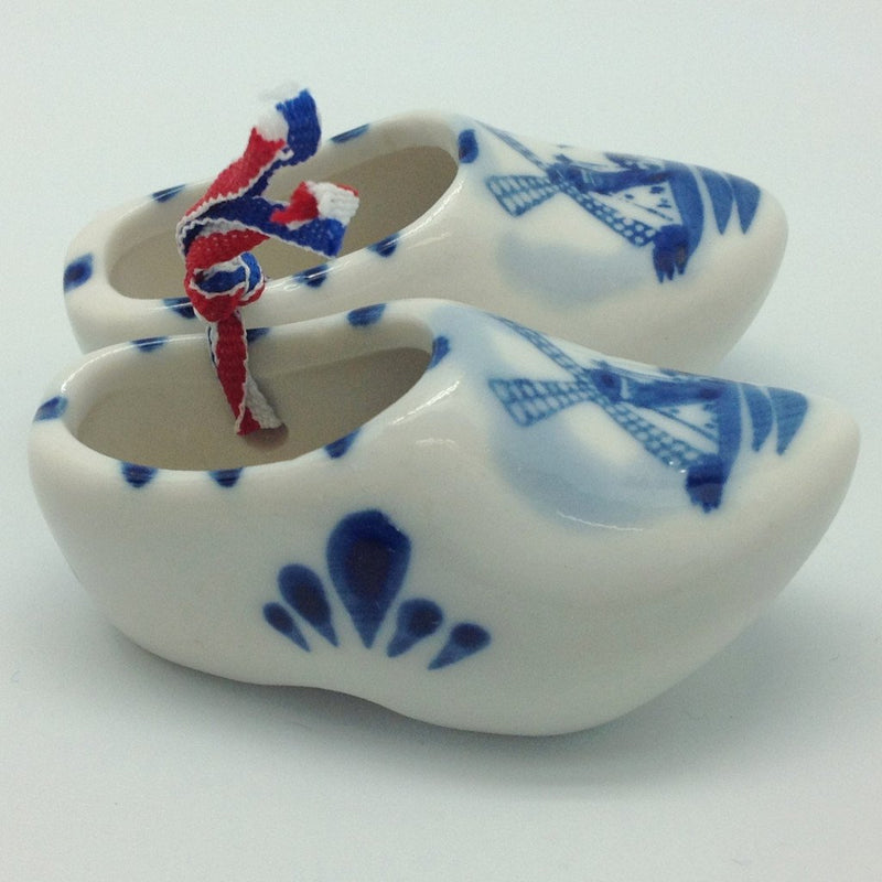 Delft Blue Wooden Clogs Pair with Windmill Design - 1.5 inches, 2.5 inches, 3 inches, 3.5 inches, 4 inches, 5 inches, 5.5 inches, Ceramics, CT-600, Decorations, Delft Blue, Dutch, Home & Garden, Netherlands, PS-Party Favors, PS-Party Favors Dutch, shoes, Size, Top-DTCH-A, Wooden Shoe-Ceramic, Wooden Shoes-Souvenir - 2 - 3 - 4