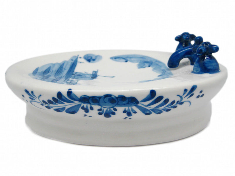 Ceramic Soap Dish Delft Blue - OktoberfestHaus.com
 - 1