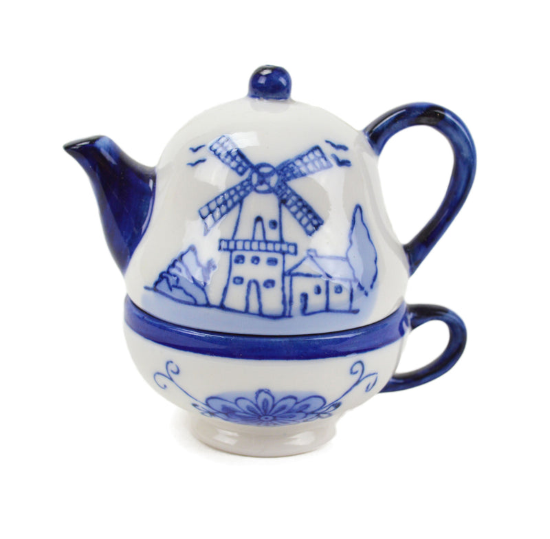 Ceramic Salt and Pepper Shakers: Tea Cup/Pot - OktoberfestHaus.com
 - 2