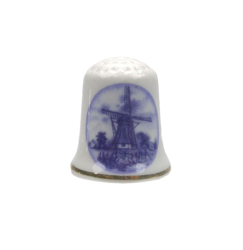 Windmill Souvenir Ceramic Thimble - OktoberfestHaus.com
 - 1