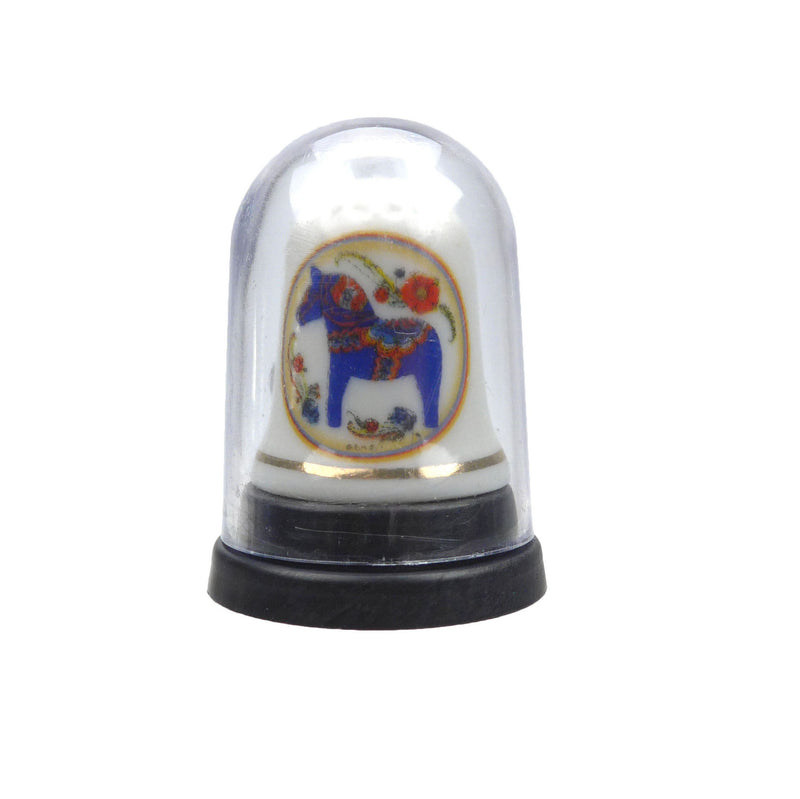 Dala Horse Souvenir Thimble Blue - OktoberfestHaus.com
 - 2