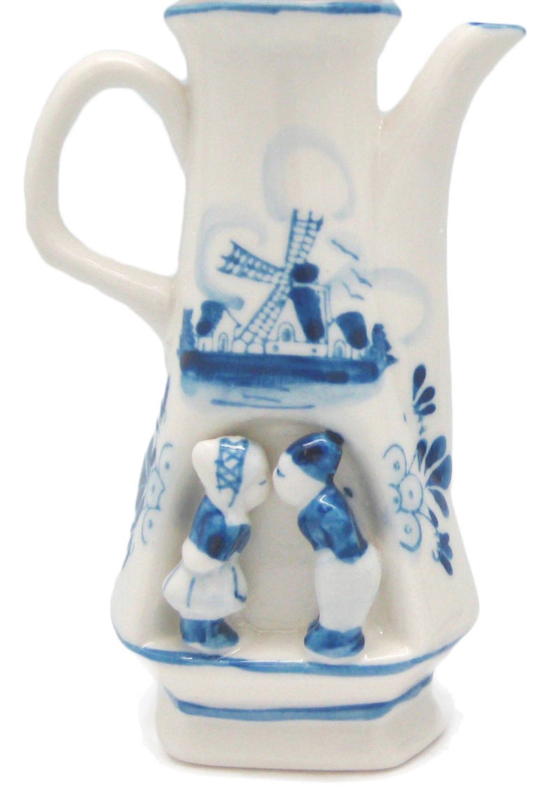 Kissing Couple Delft Blue Flower Vase - 1 - OktoberfestHaus.com