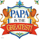 "Papa is the Greatest" Magnet Tile Papa Gift Idea  - OktoberfestHaus.com