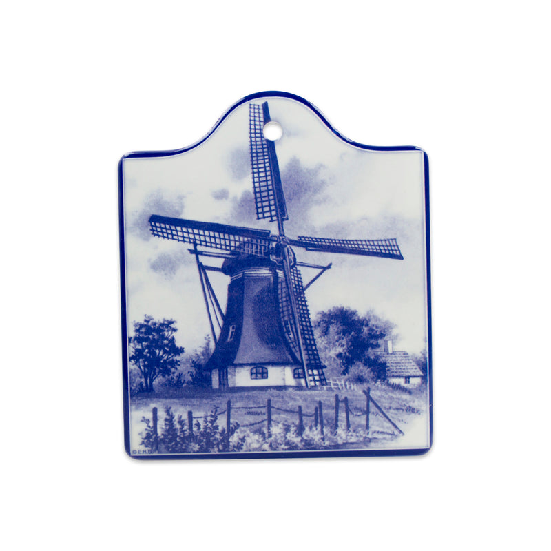 Decorative Ceramic Cheeseboard: Windmill