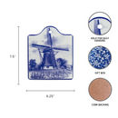 Decorative Ceramic Cheeseboard: Windmill