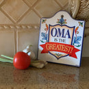 Oma Gifts Ceramic Cheeseboard: Oma Is the Greatest
