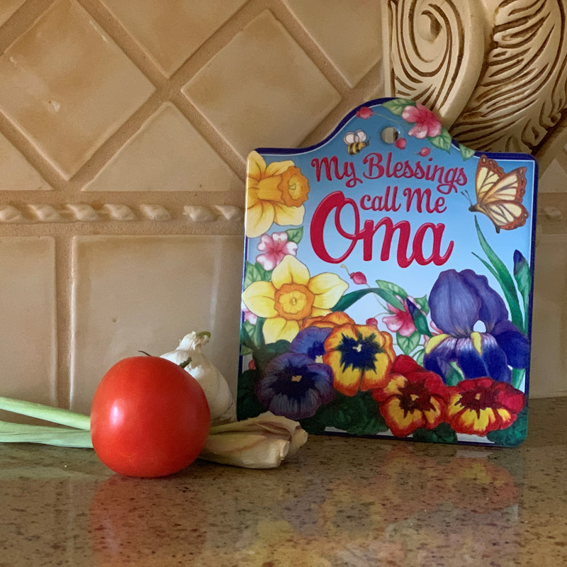 Ceramic Cheeseboard: Oma Gifts Blessings