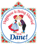 Danish: Ceramic Cheeseboard w/ Cork Backing - OktoberfestHaus.com
 - 1