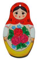 Nesting Doll with Red Scarf Decorative Trivet - 1 - OktoberfestHaus.com