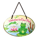 Door Signs: Welcome To Our Pad Frog Designs