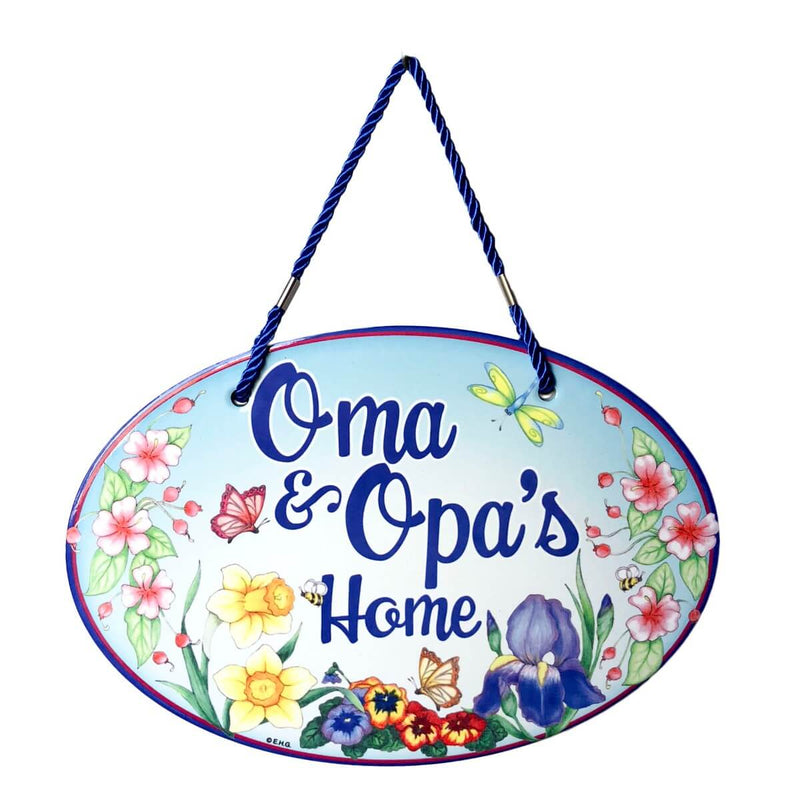 Door Signs: Oma & Opa's Home