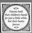 Inspirational Wall Plaque: Parents Hold Children's Hand - OktoberfestHaus.com
 - 2