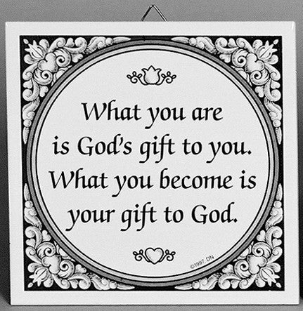 Inspirational Wall Plaque: God's Gift - OktoberfestHaus.com
 - 1