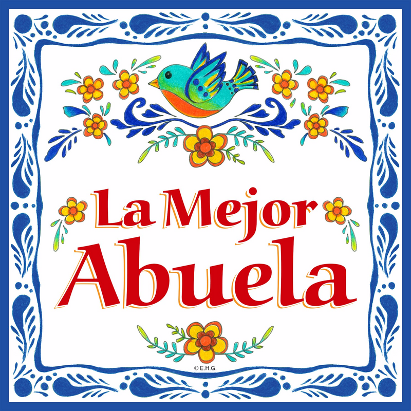 "La Mejor Abuela" Decor Tile