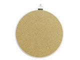 Round Ceramic Plaque: Blue Dala Horse - OktoberfestHaus.com
 - 2