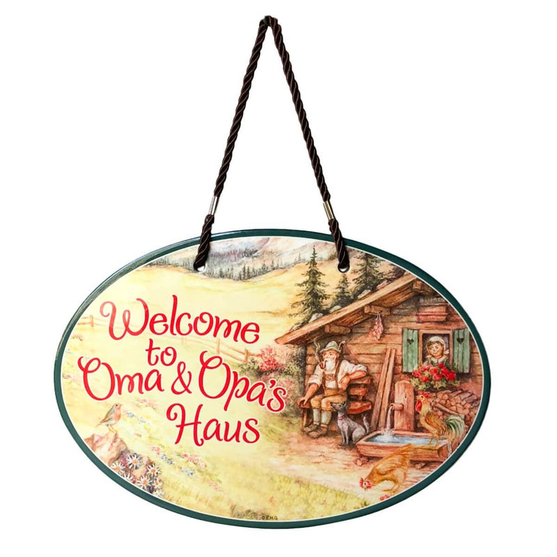 Door Signs: Oma & Opa's Gifts Haus