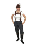 Faux Leather German Costume Lederhosen Suspenders