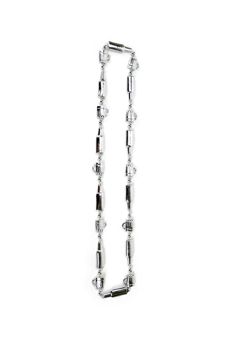 Oktoberfest Party Beads Steins/Bottles-Silver - 1 - OktoberfestHaus.com