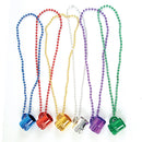 Metallic Colored Plastic Beer Mugs Necklace (12 pack) - OktoberfestHaus.com
