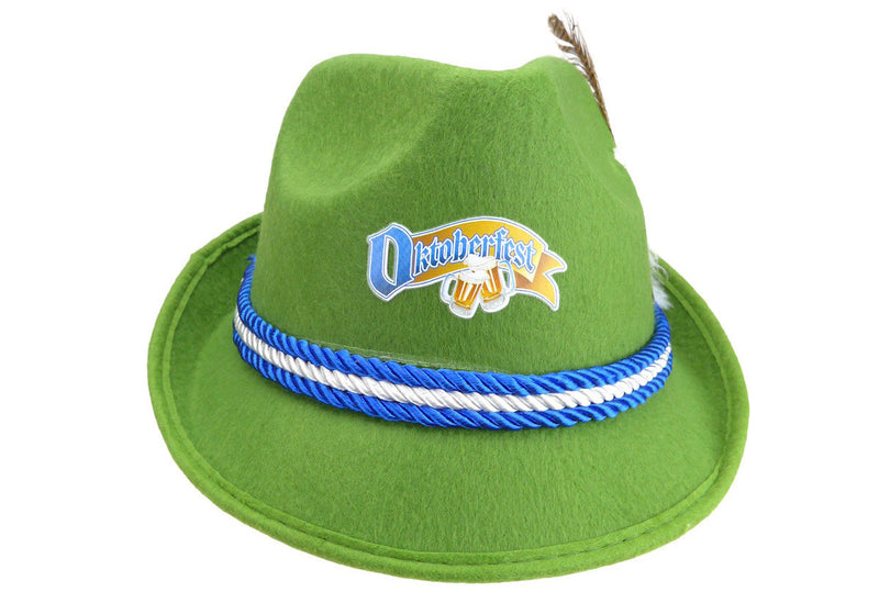 Oktoberfest Logo German Felt Mint Green Fedora - OktoberfestHaus.com
 - 1