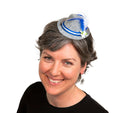 Mini Oktoberfest Party Hat with Blue Trim - 1 - OktoberfestHaus.com