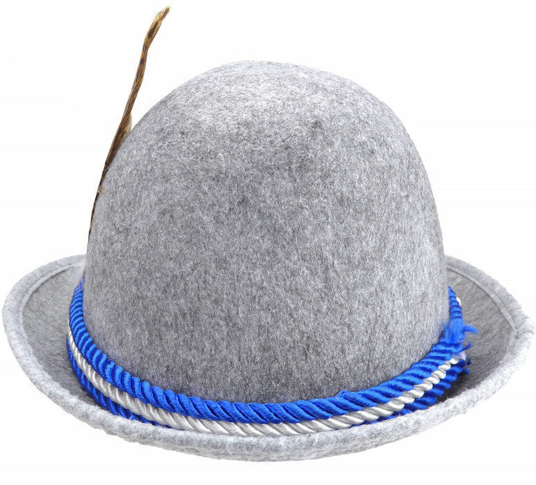 German Alpine Hat Gray With Rope - OktoberfestHaus.com
 - 4