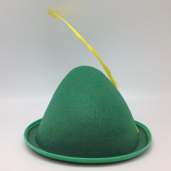 Oktoberfest Party Hat Green with Yellow Feather - OktoberfestHaus.com
 - 2