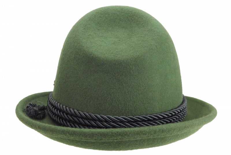 German Bavarian Style Green 100% Wool Hat - OktoberfestHaus.com
 - 5