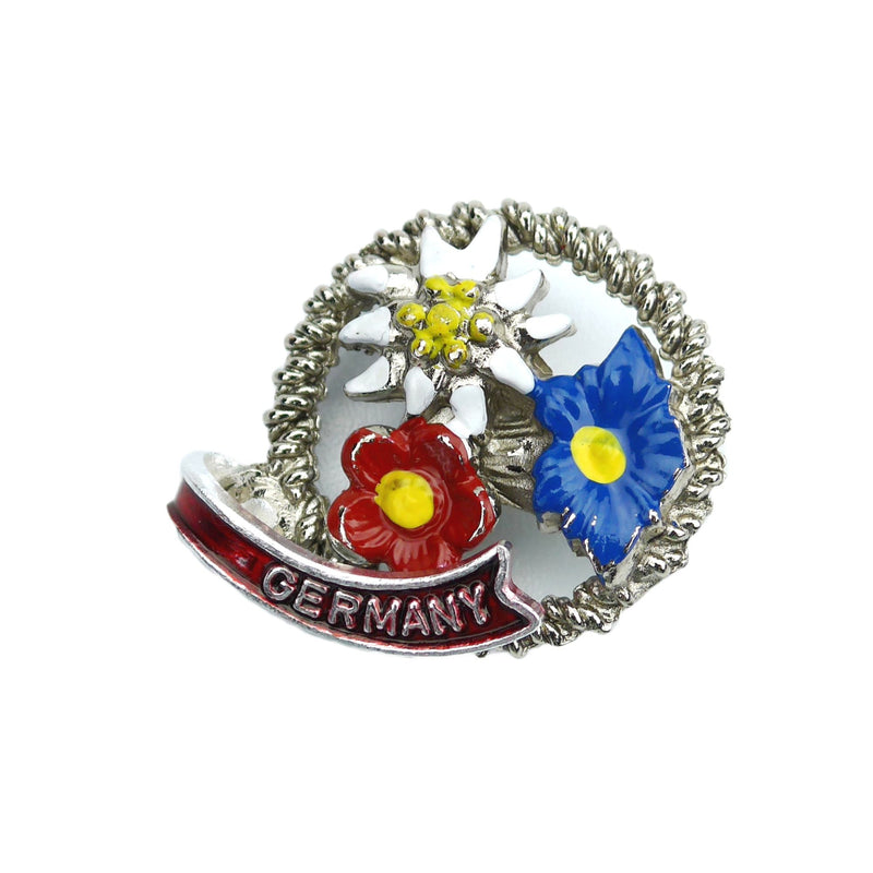 German Hat Pins: Alpine Edelweiss Flowers